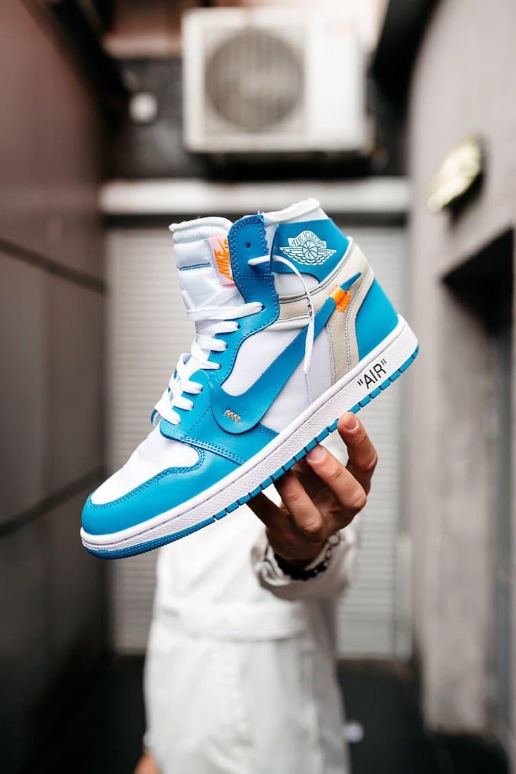 Nike Air Jordan 1 Off-White Blue White