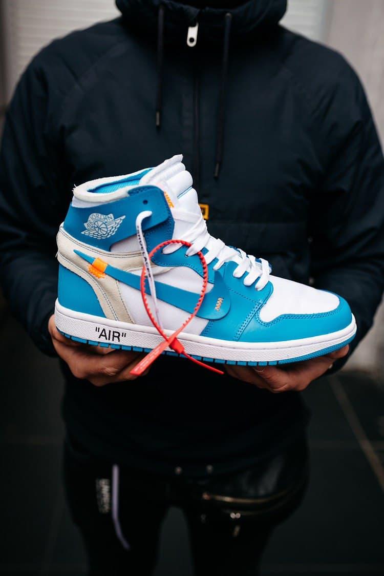 Nike Air Jordan 1 Off-White Blue White