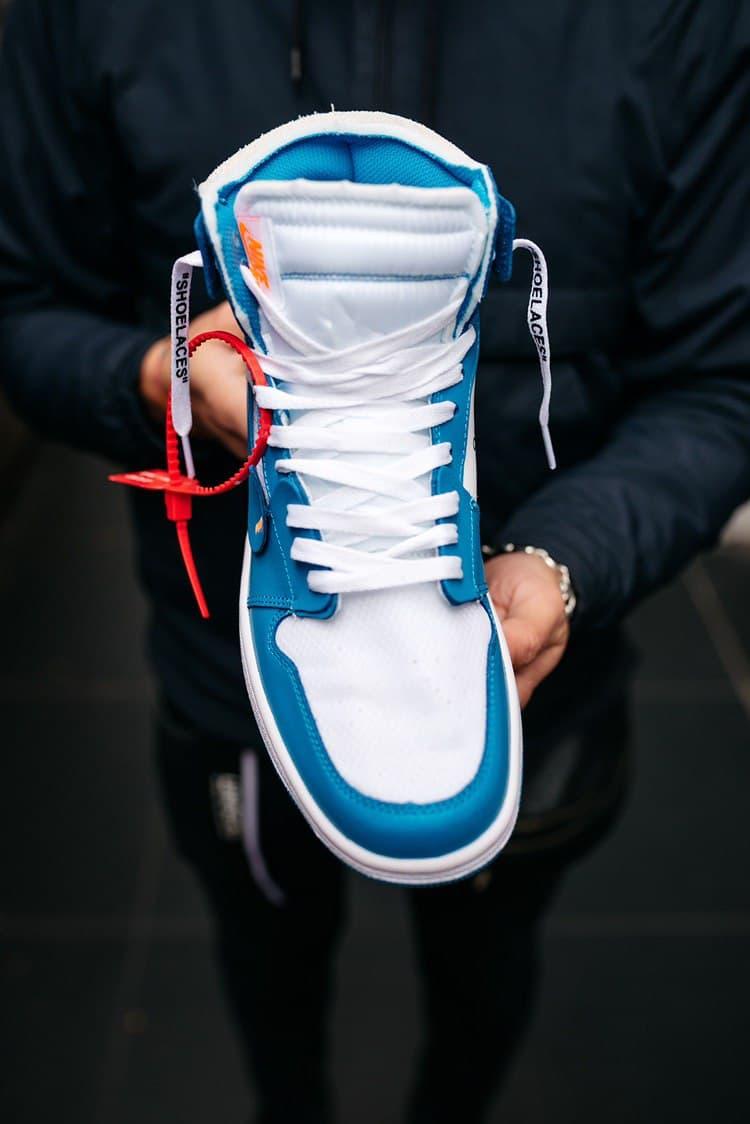 Nike Air Jordan 1 Off-White Blue White