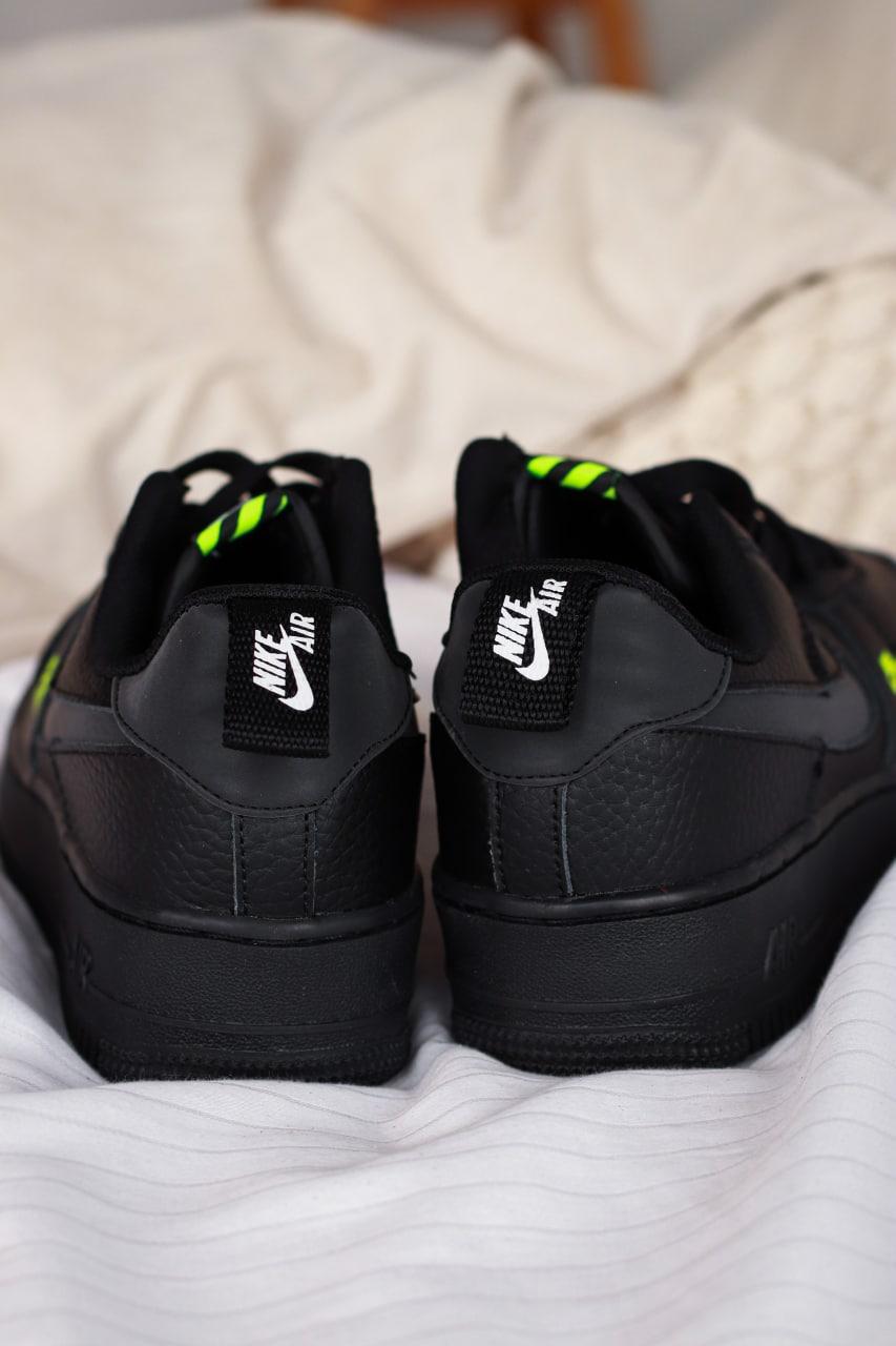 Nike Air Force 1 Black Green