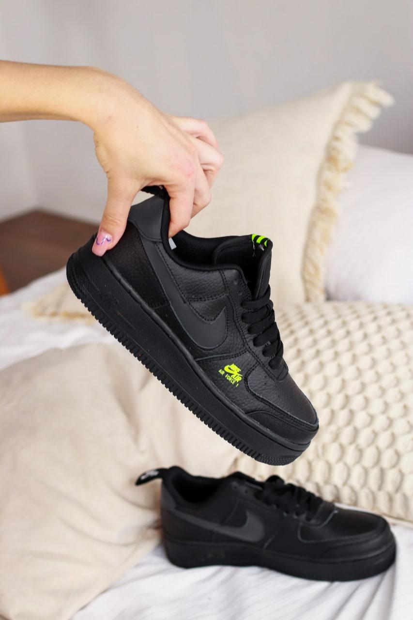 Nike Air Force 1 Black Green