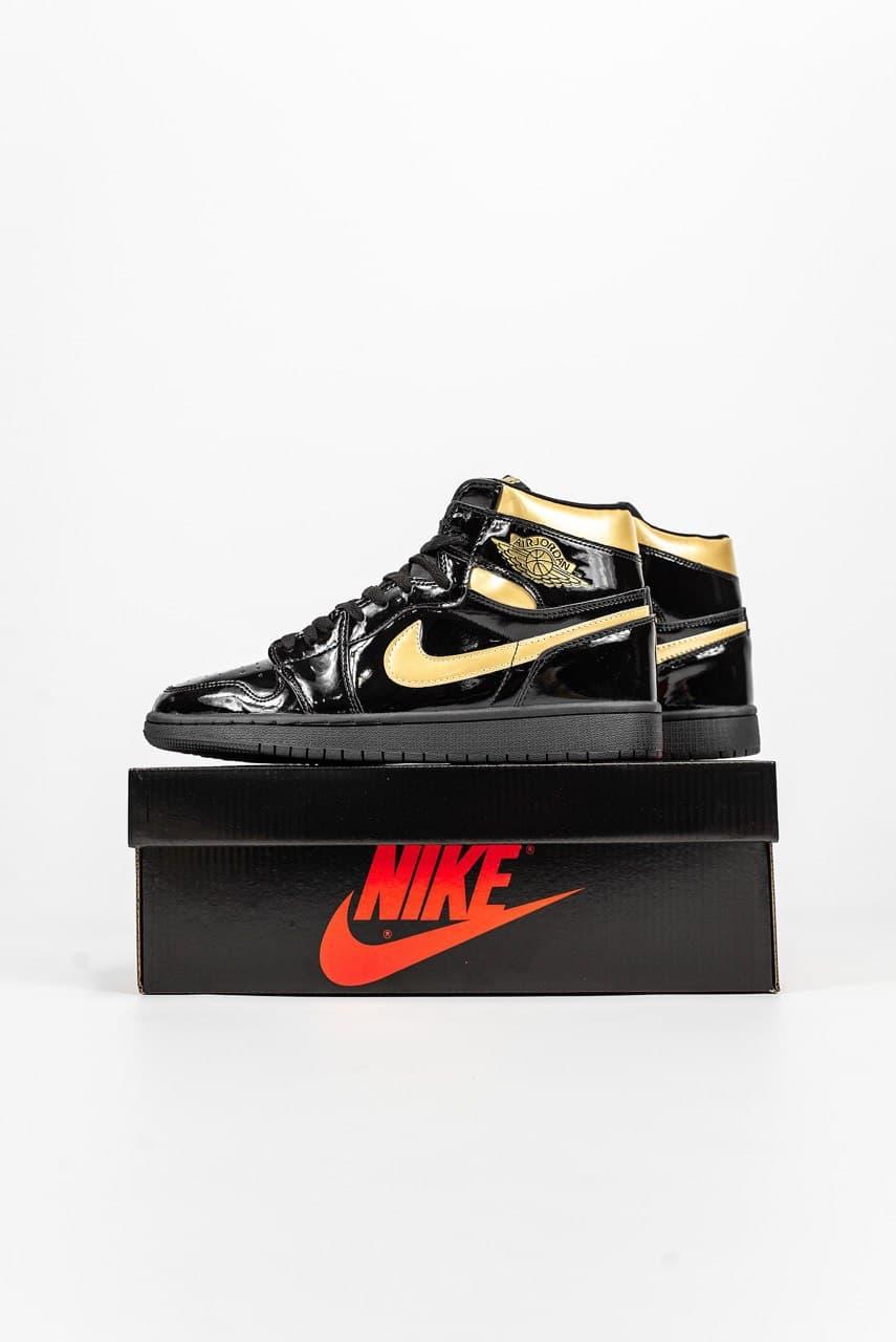 Nike Air Jordan 1 Retro High Black Gold