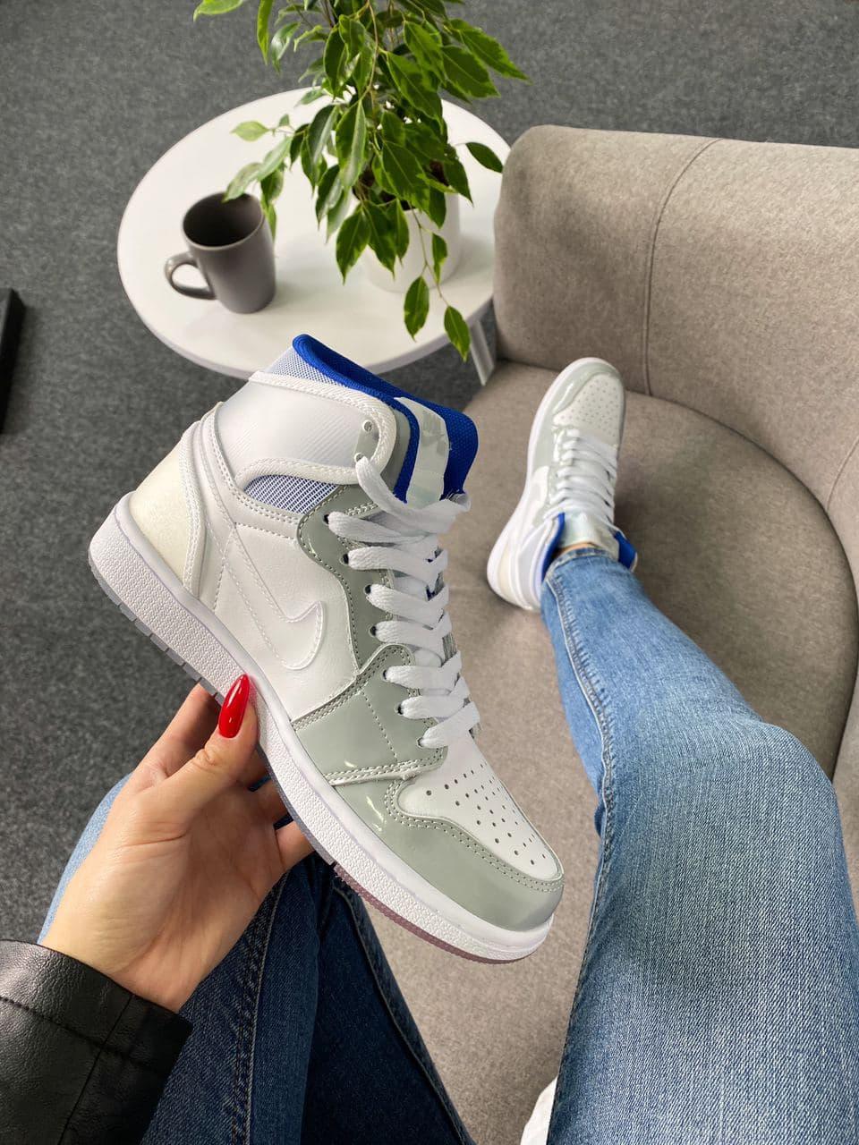 Nike Air Jordan 1 Retro High White Grey