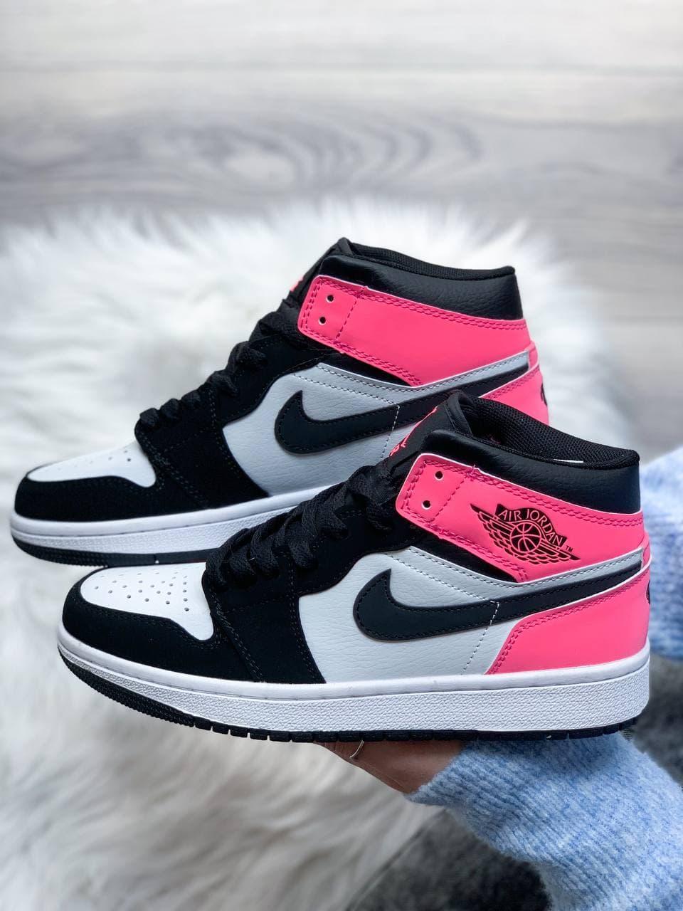 Nike Air Jordan 1 Retro High White Black Pink