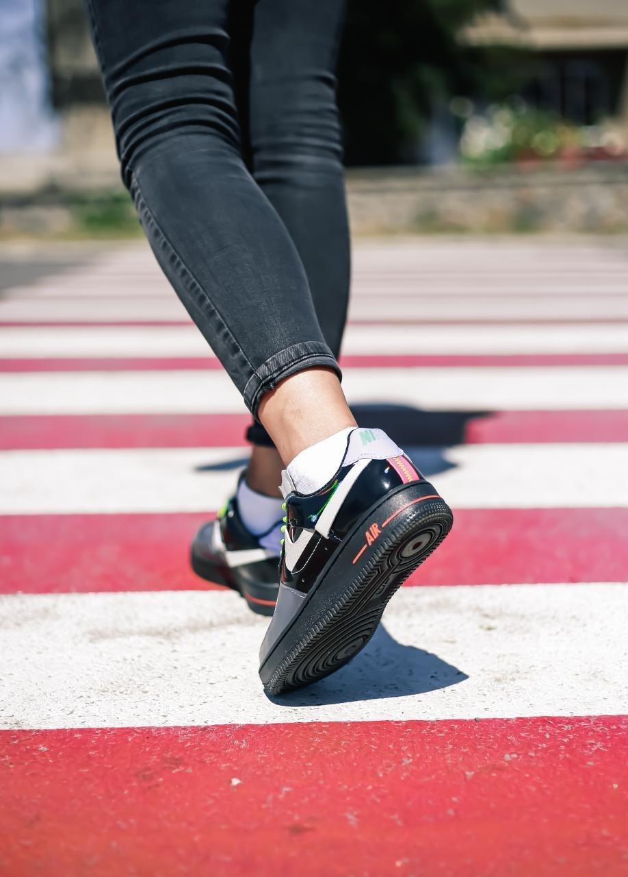 Nike Air Force 1 Vandalized Iridescent Black Green