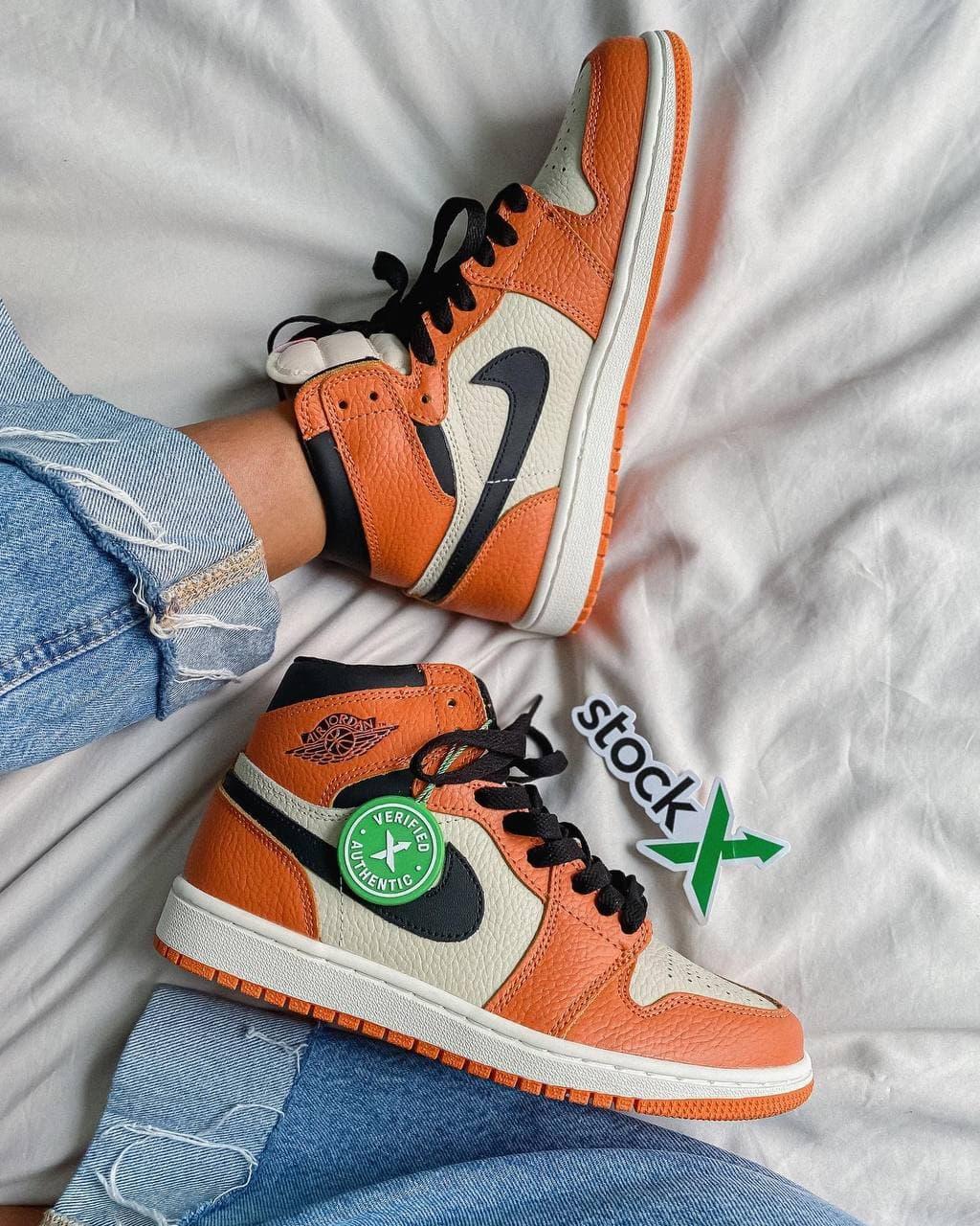 Nike Air Jordan 1 Retro High Orange White Black