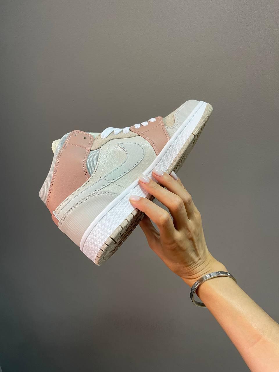 Nike Air Jordan 1 Retro Mid Sail Light Bone