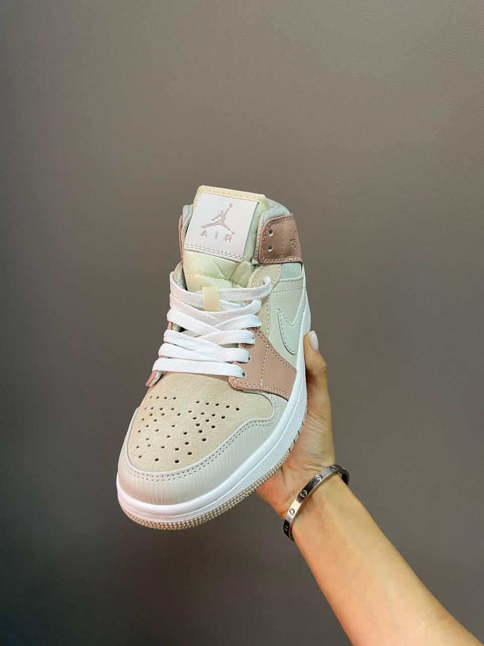 Nike Air Jordan 1 Retro Mid Sail Light Bone
