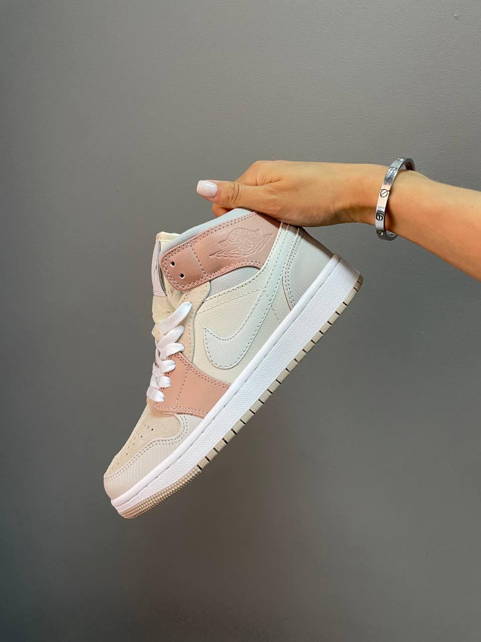 Nike Air Jordan 1 Retro Mid Sail Light Bone