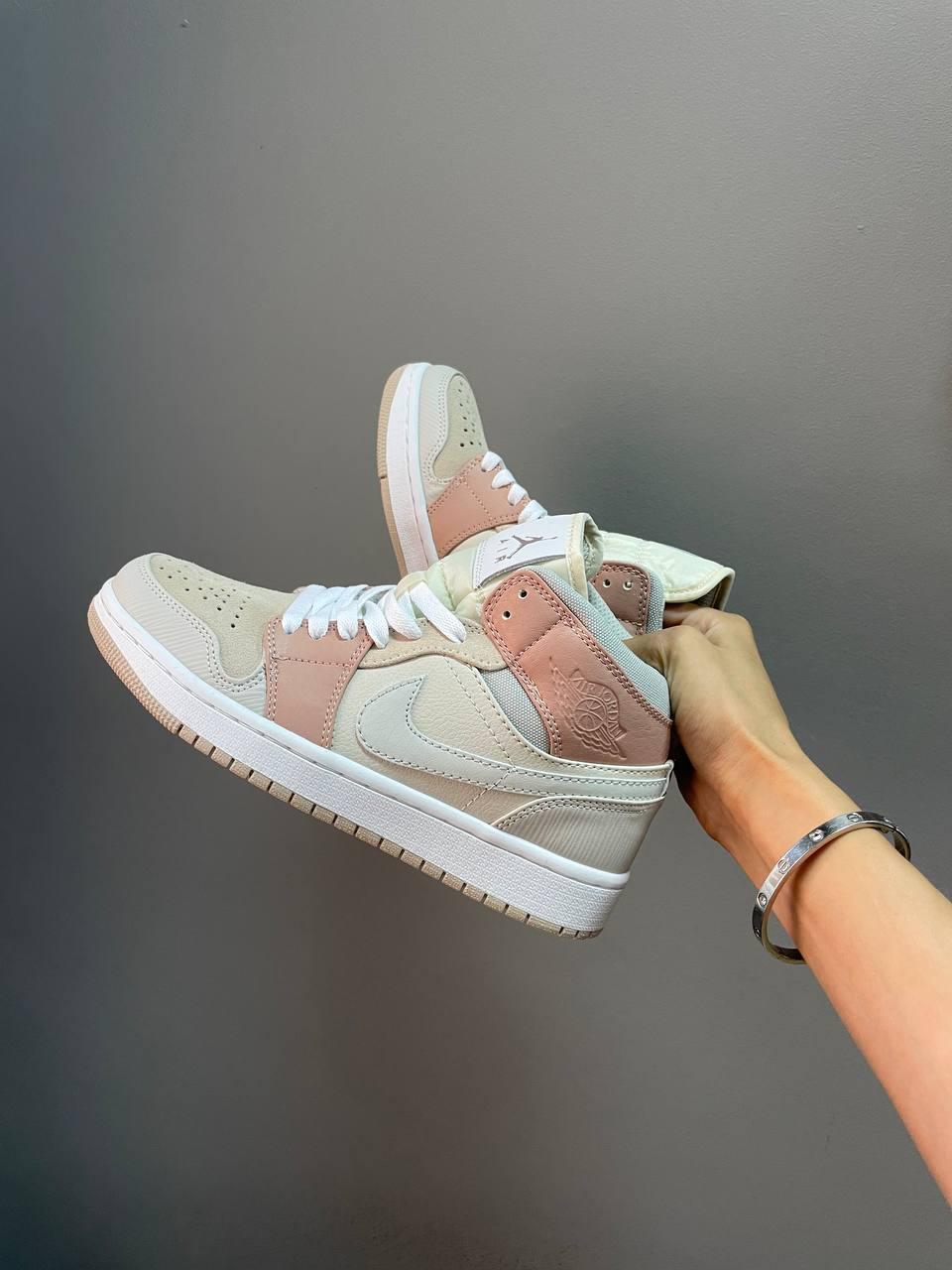 Nike Air Jordan 1 Retro Mid Sail Light Bone