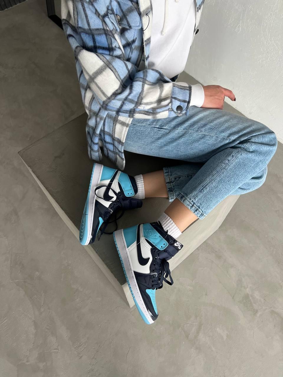 Nike Air Jordan 1 Retro High Patent Blue 2