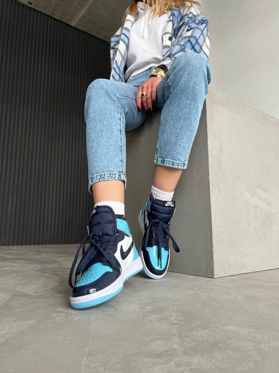 Nike Air Jordan 1 Retro High Patent Blue 2