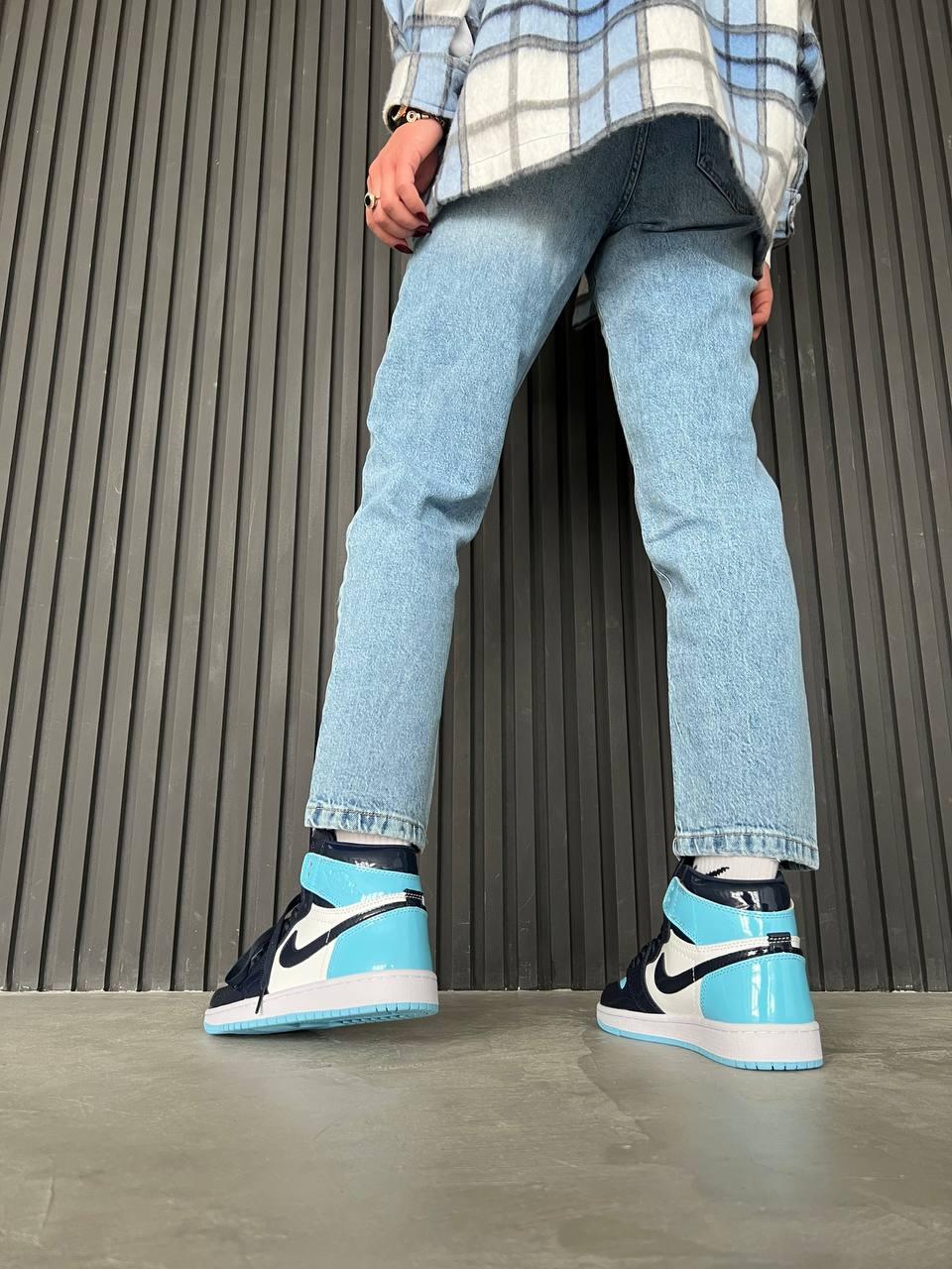 Nike Air Jordan 1 Retro High Patent Blue 2