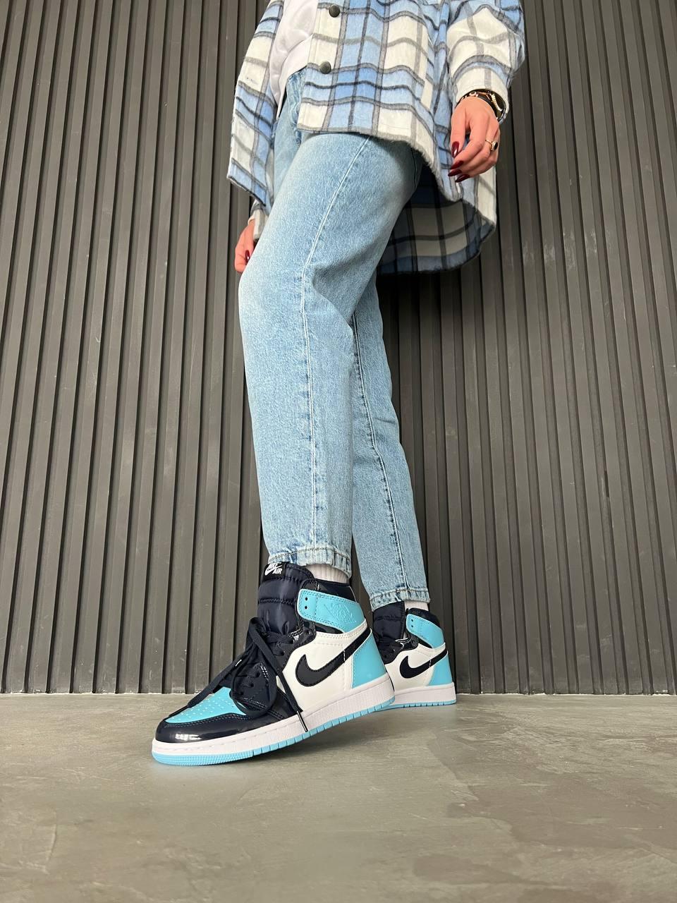 Nike Air Jordan 1 Retro High Patent Blue 2