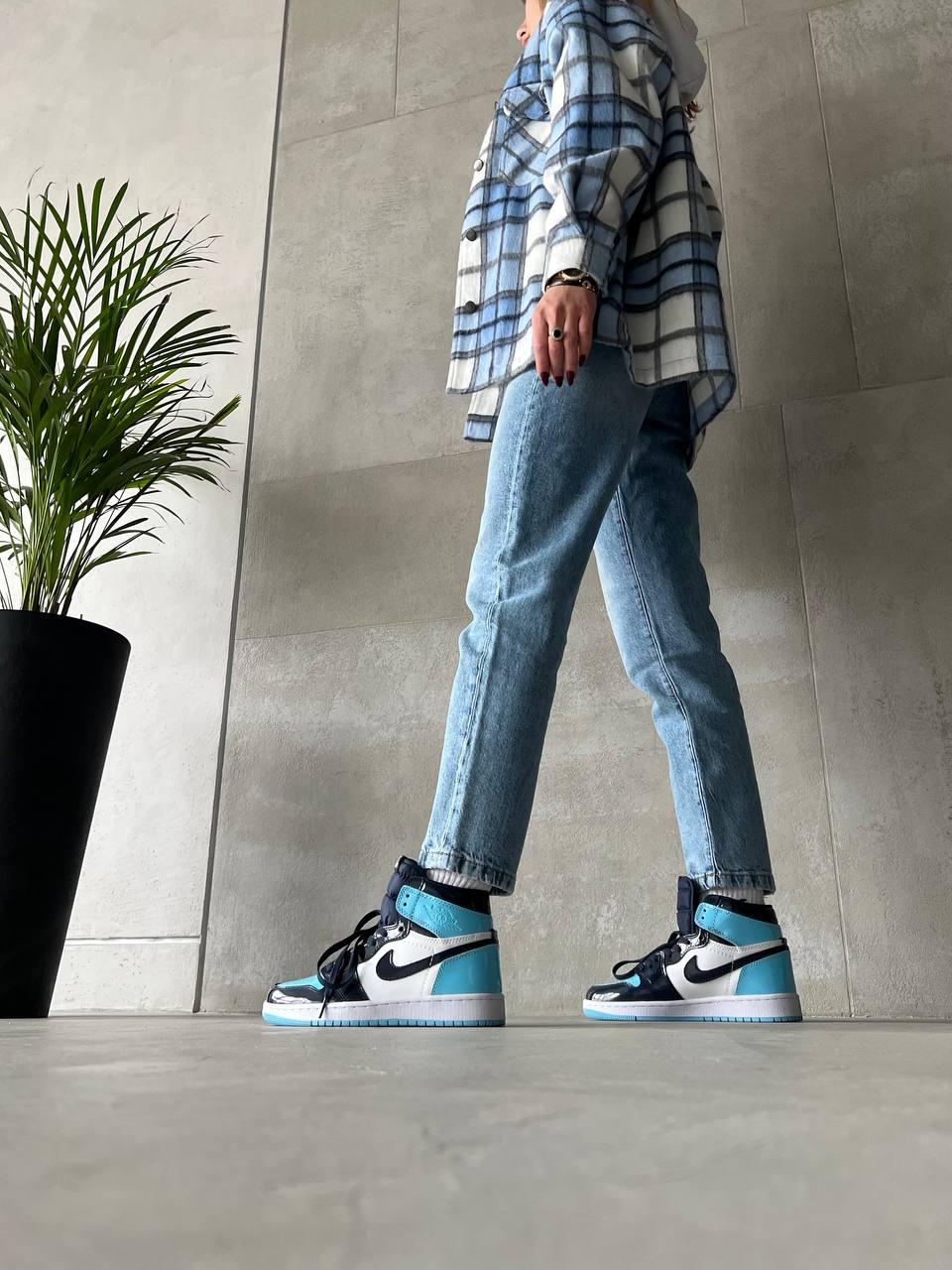 Nike Air Jordan 1 Retro High Patent Blue 2
