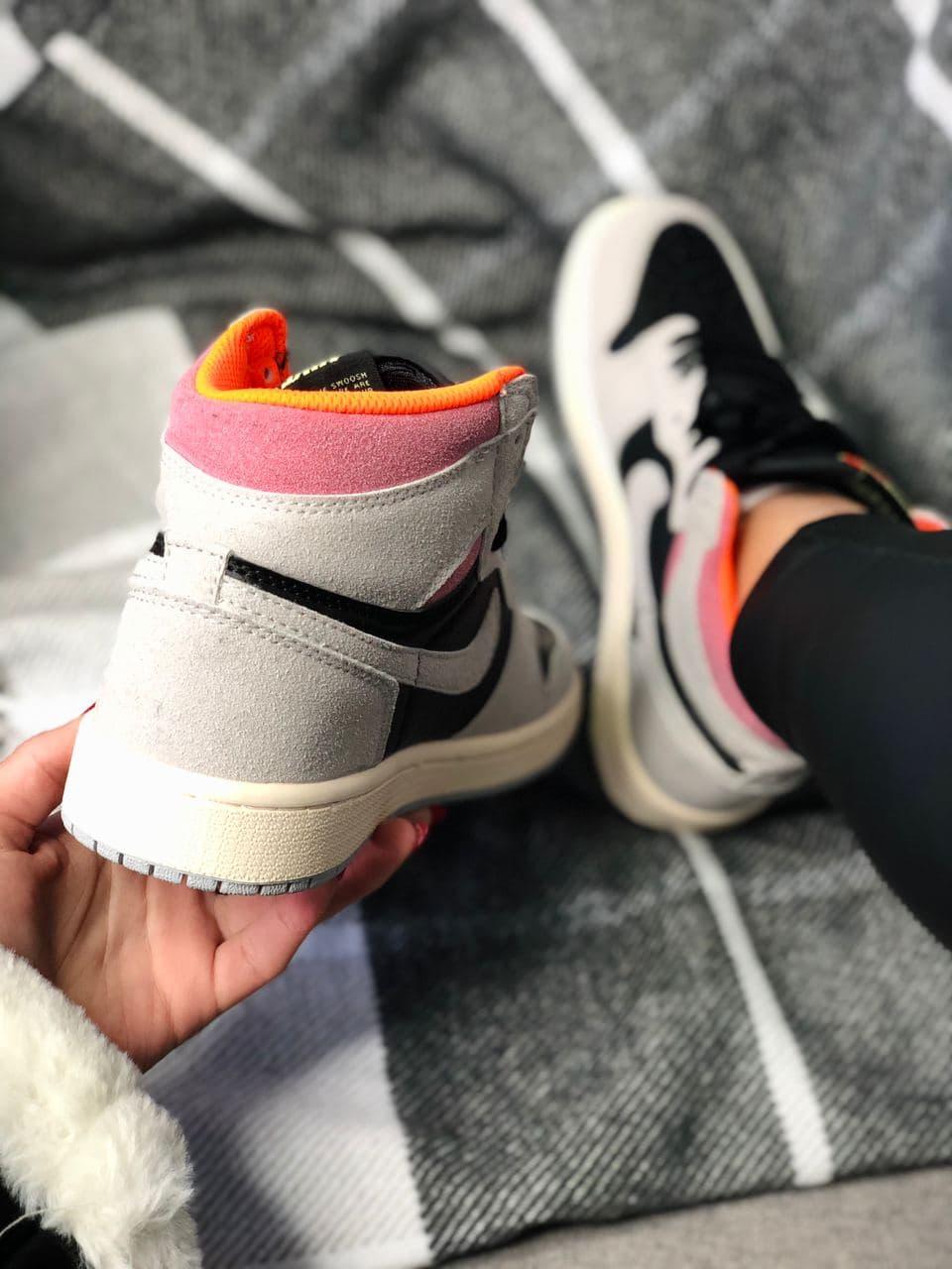 Nike Air Jordan 1 Retro High Grey Red Black