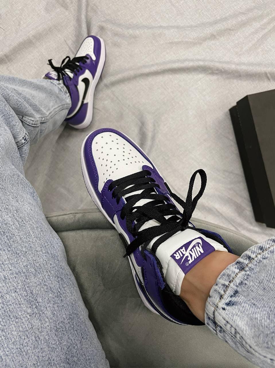 Nike Air Jordan 1 Retro High Violet White Black 1