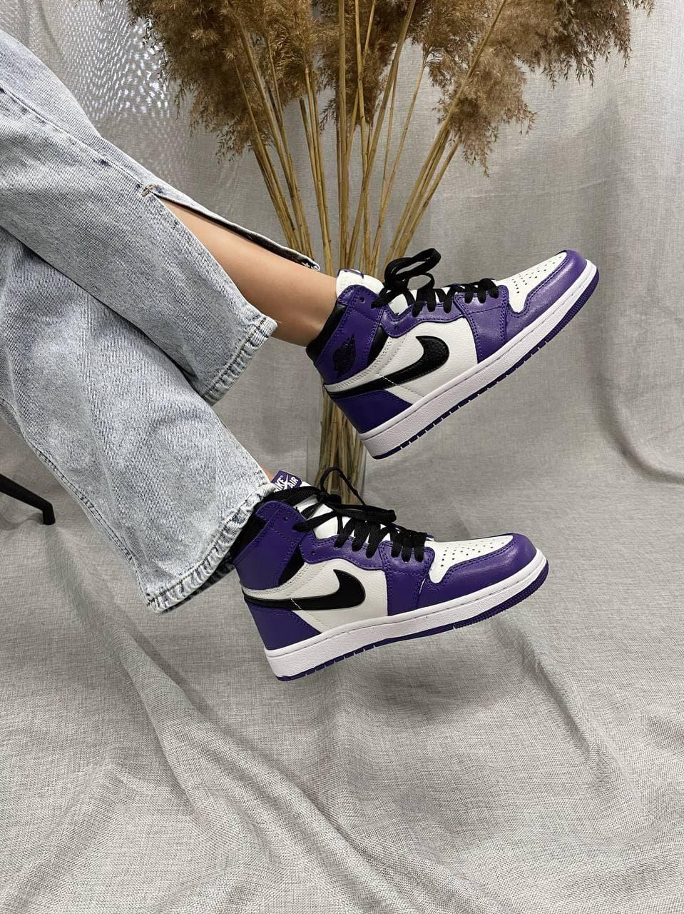 Nike Air Jordan 1 Retro High Violet White Black 1