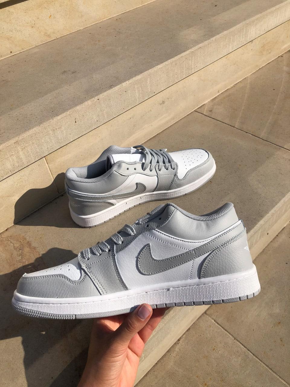 Nike Air Jordan Retro 1 Low Grey White 3.0