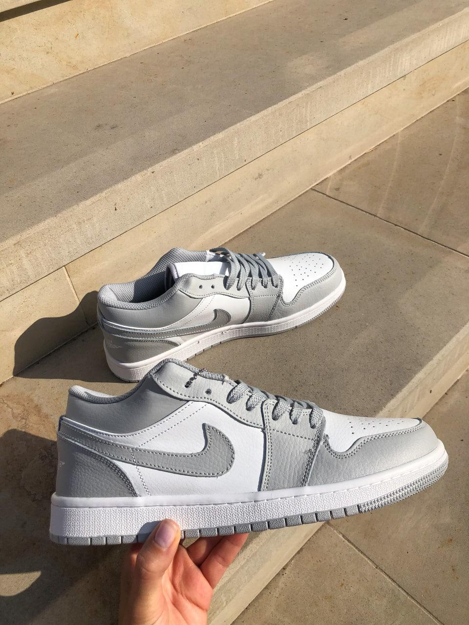 Nike Air Jordan Retro 1 Low Grey White 3.0