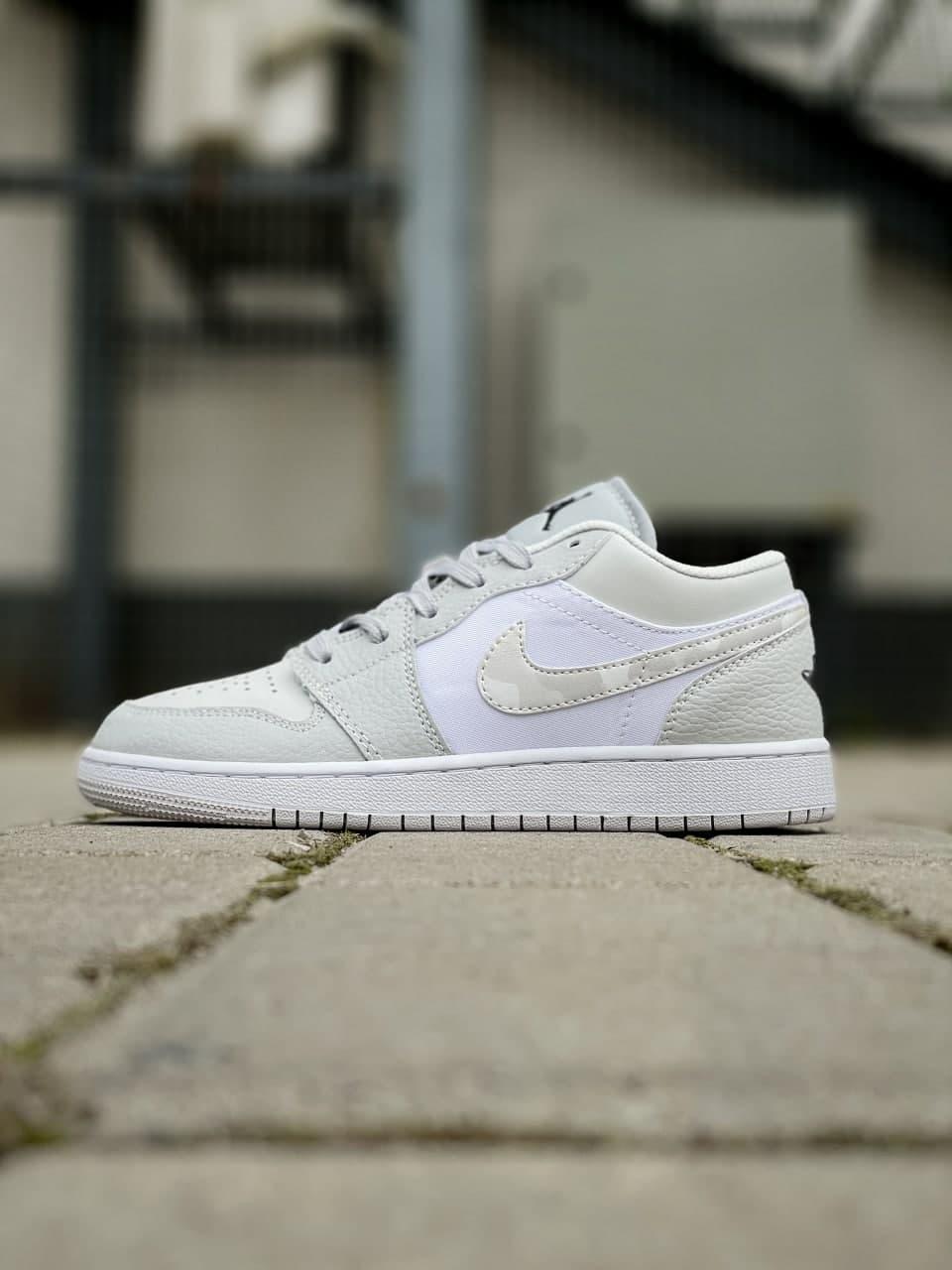 Nike Air Jordan Retro 1 Low Grey Camo
