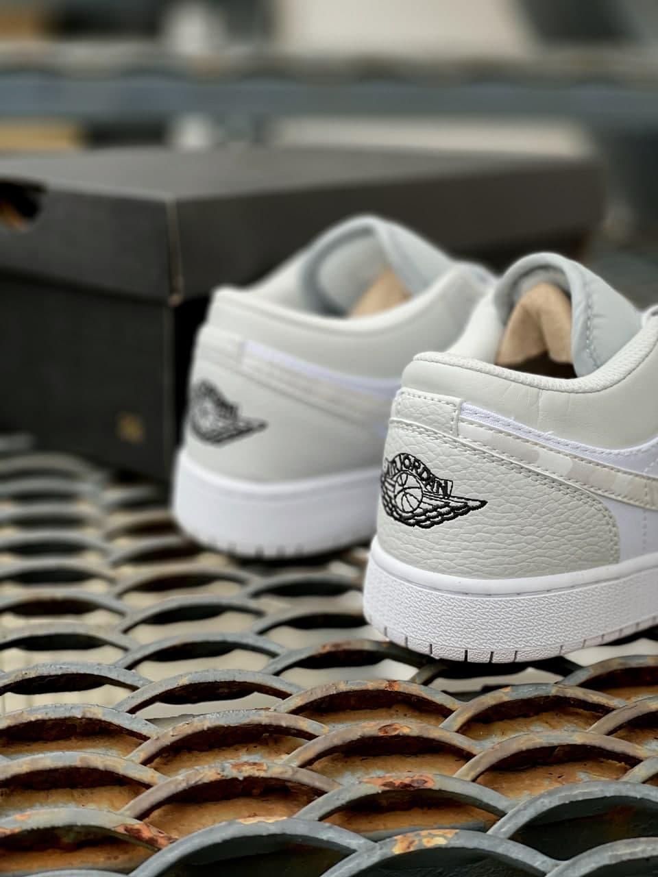 Nike Air Jordan Retro 1 Low Grey Camo
