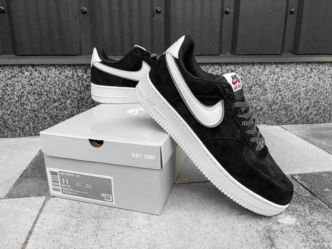 Nike Air Force 1 Black White 1