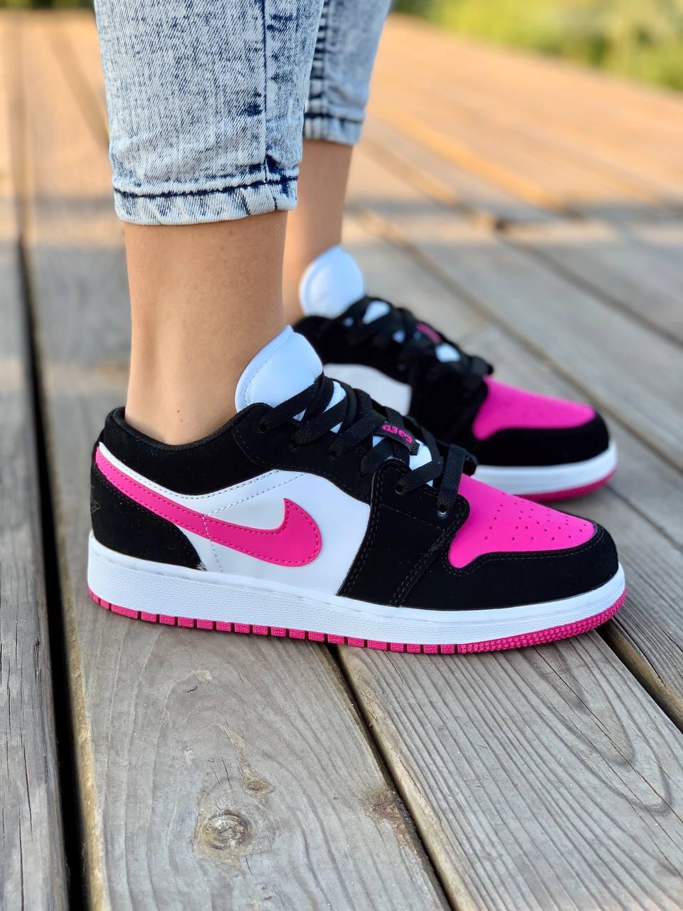 Nike Air Jordan Retro 1 Low Pink Black White