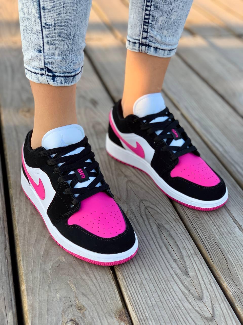 Nike Air Jordan Retro 1 Low Pink Black White