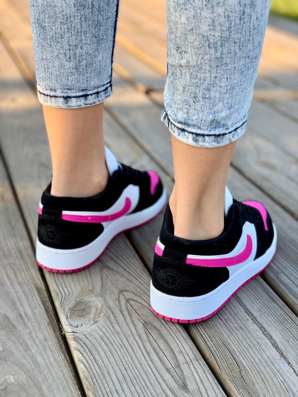 Nike Air Jordan Retro 1 Low Pink Black White
