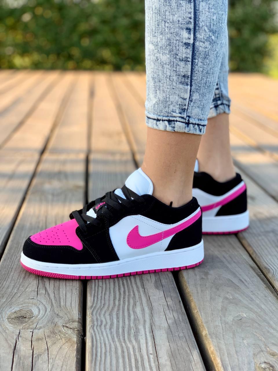 Nike Air Jordan Retro 1 Low Pink Black White