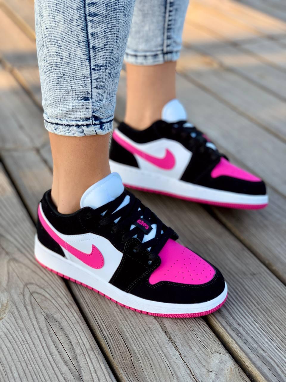 Nike Air Jordan Retro 1 Low Pink Black White