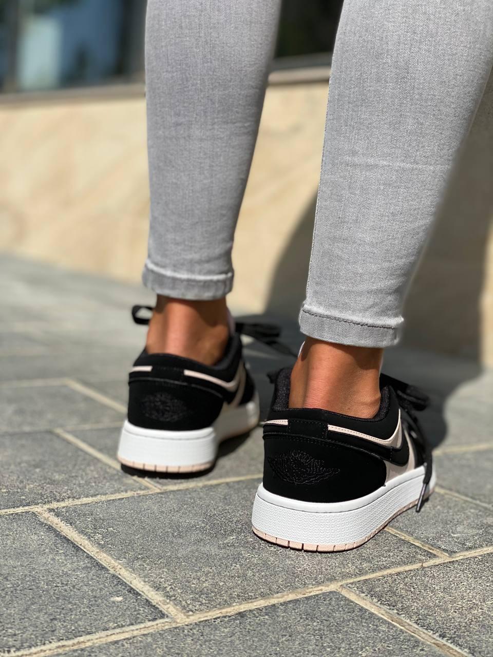 Nike Air Jordan Retro 1 Low Pink Black White 2