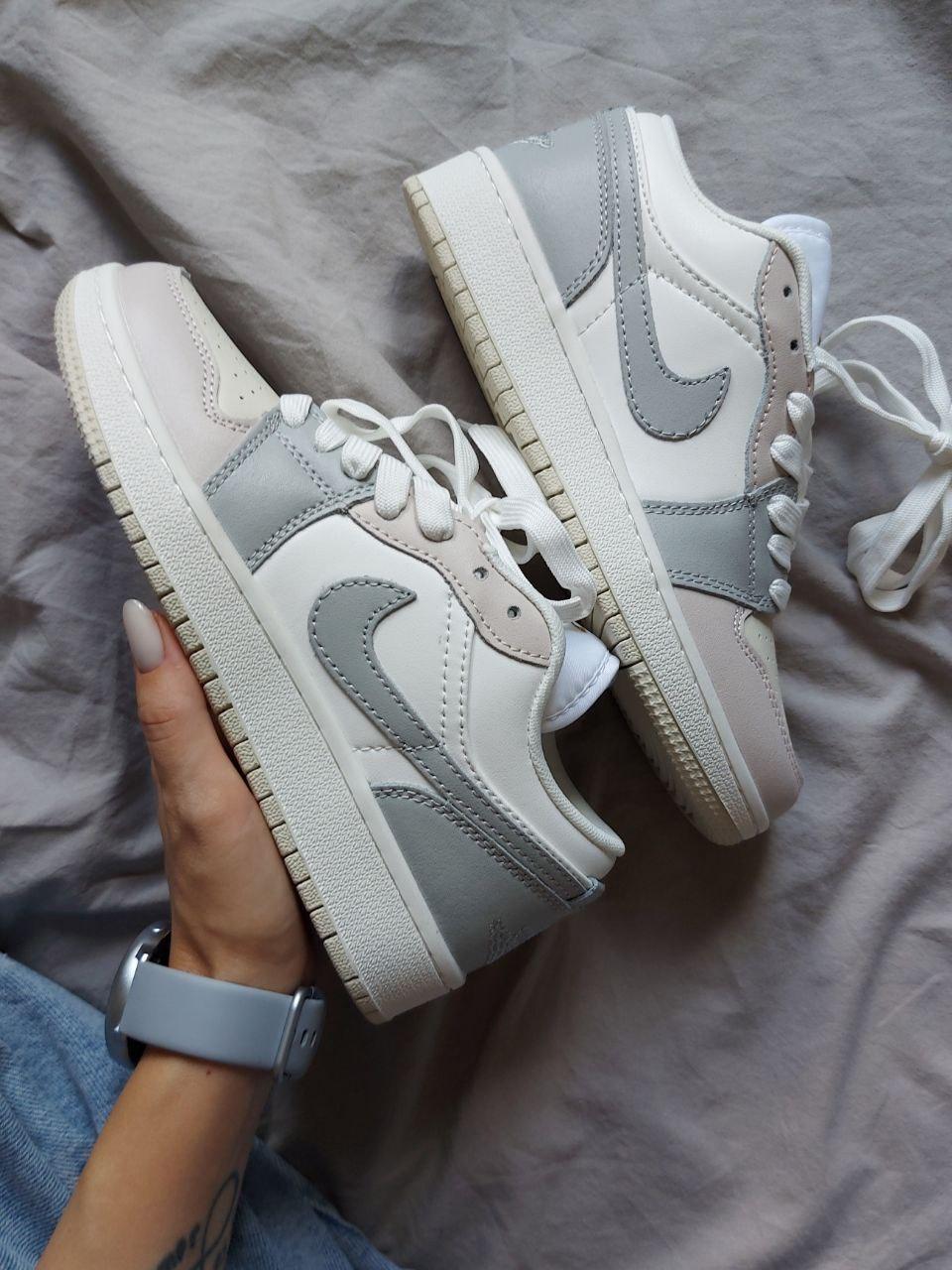 Nike Air Jordan Retro 1 Low Grey Beige