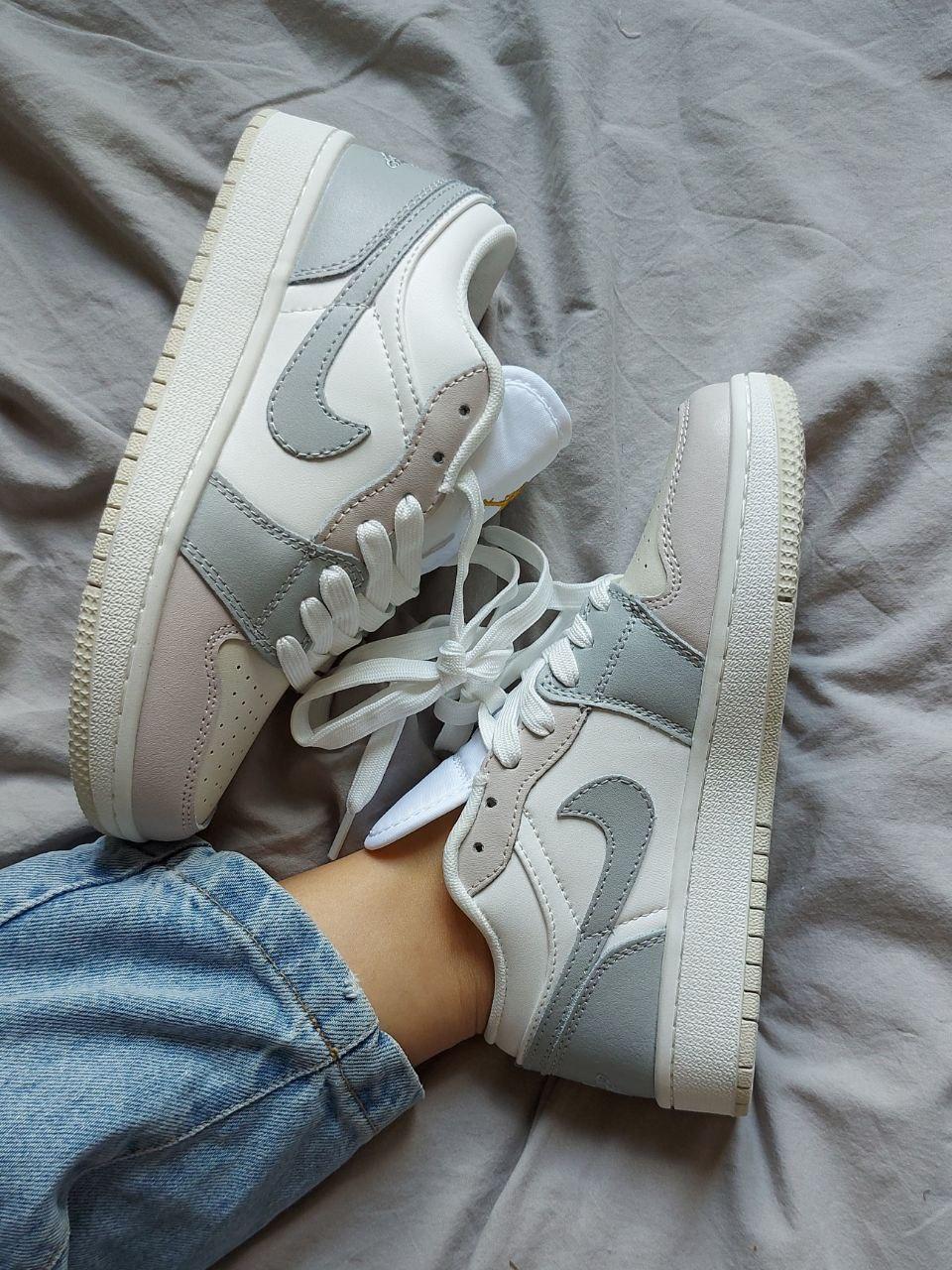 Nike Air Jordan Retro 1 Low Grey Beige