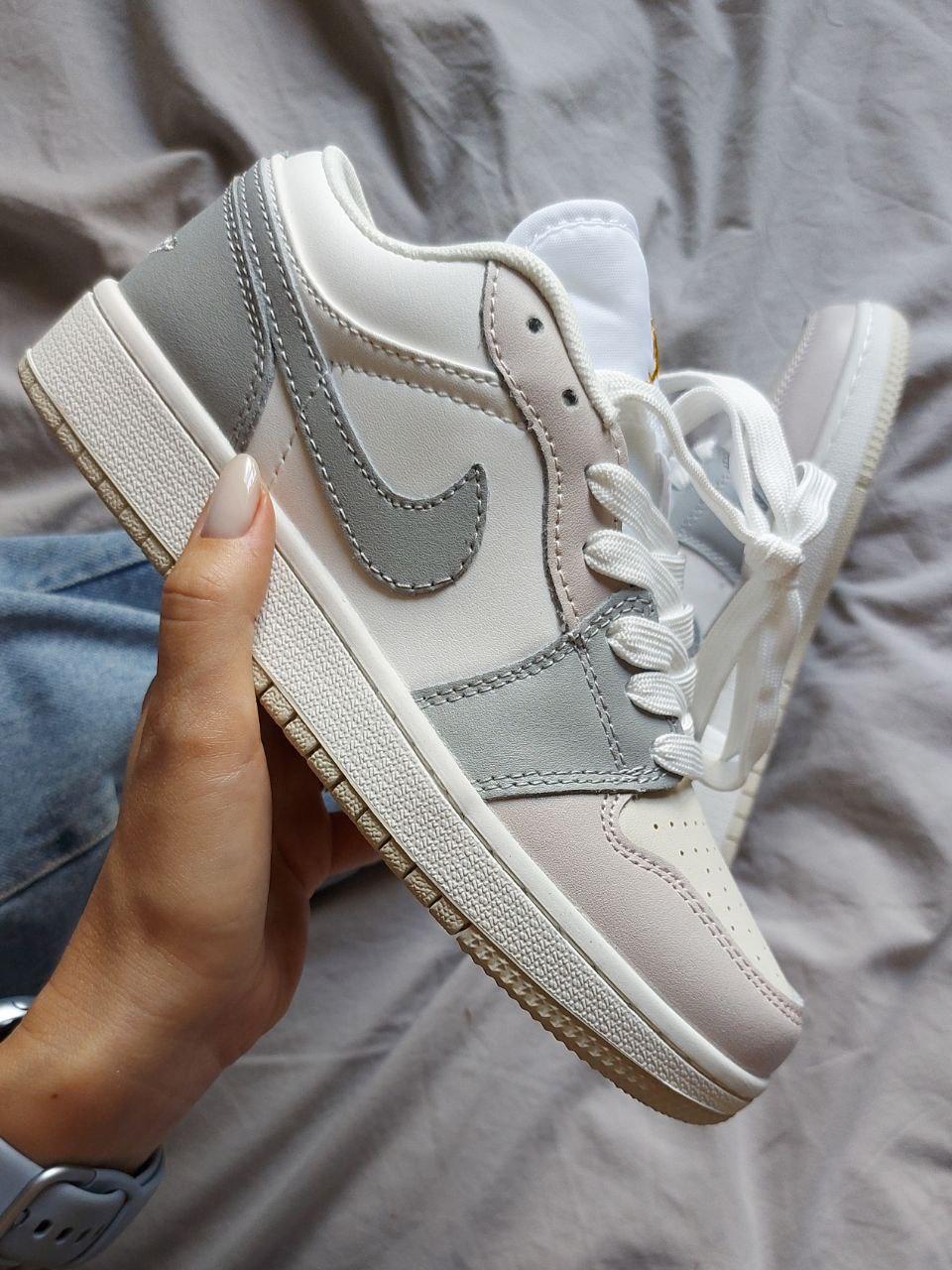 Nike Air Jordan Retro 1 Low Grey Beige