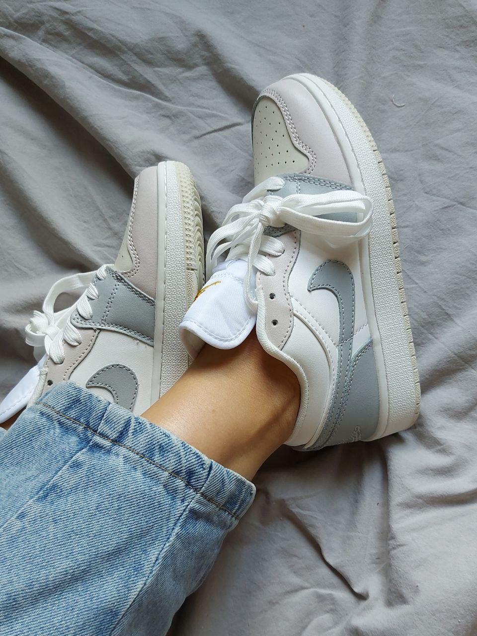 Nike Air Jordan Retro 1 Low Grey Beige