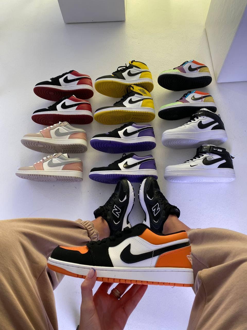 Nike Air Jordan Retro 1 Low Black Orange White