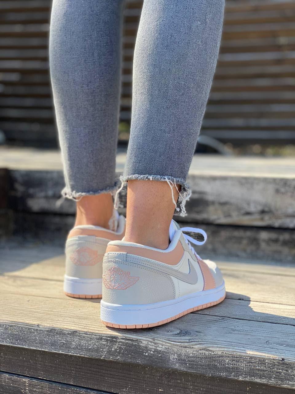 Nike Air Jordan Retro 1 Low Pink Grey White