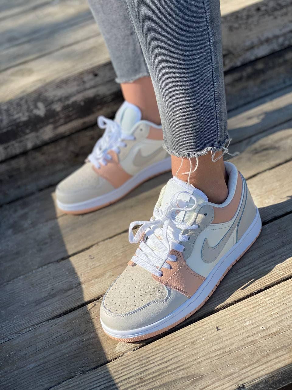 Nike Air Jordan Retro 1 Low Pink Grey White