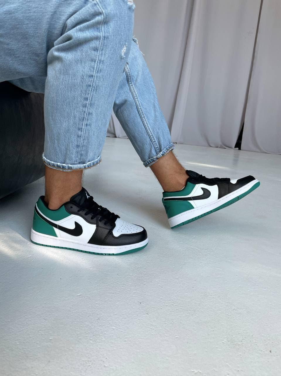 Nike Air Jordan Retro 1 Low Green White Black