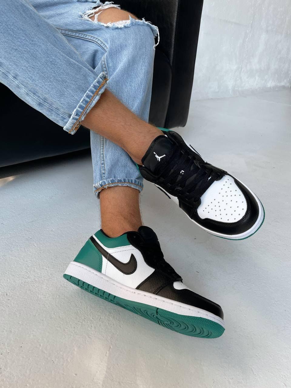 Nike Air Jordan Retro 1 Low Green White Black