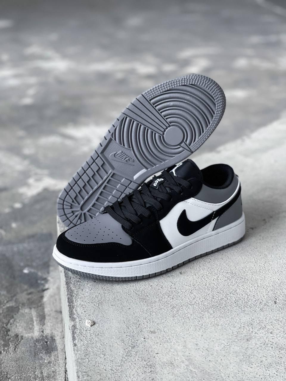 Nike Air Jordan Retro 1 Low Black White Grey