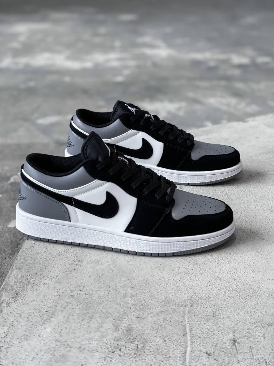 Nike Air Jordan Retro 1 Low Black White Grey