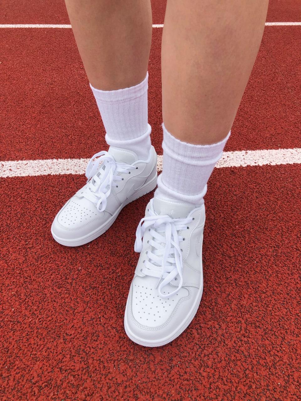Nike Air Jordan Retro 1 Low Full White