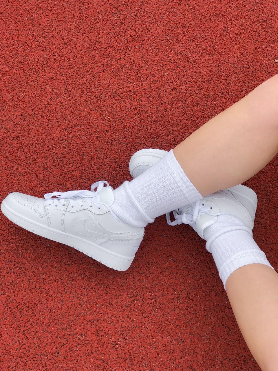 Nike Air Jordan Retro 1 Low Full White