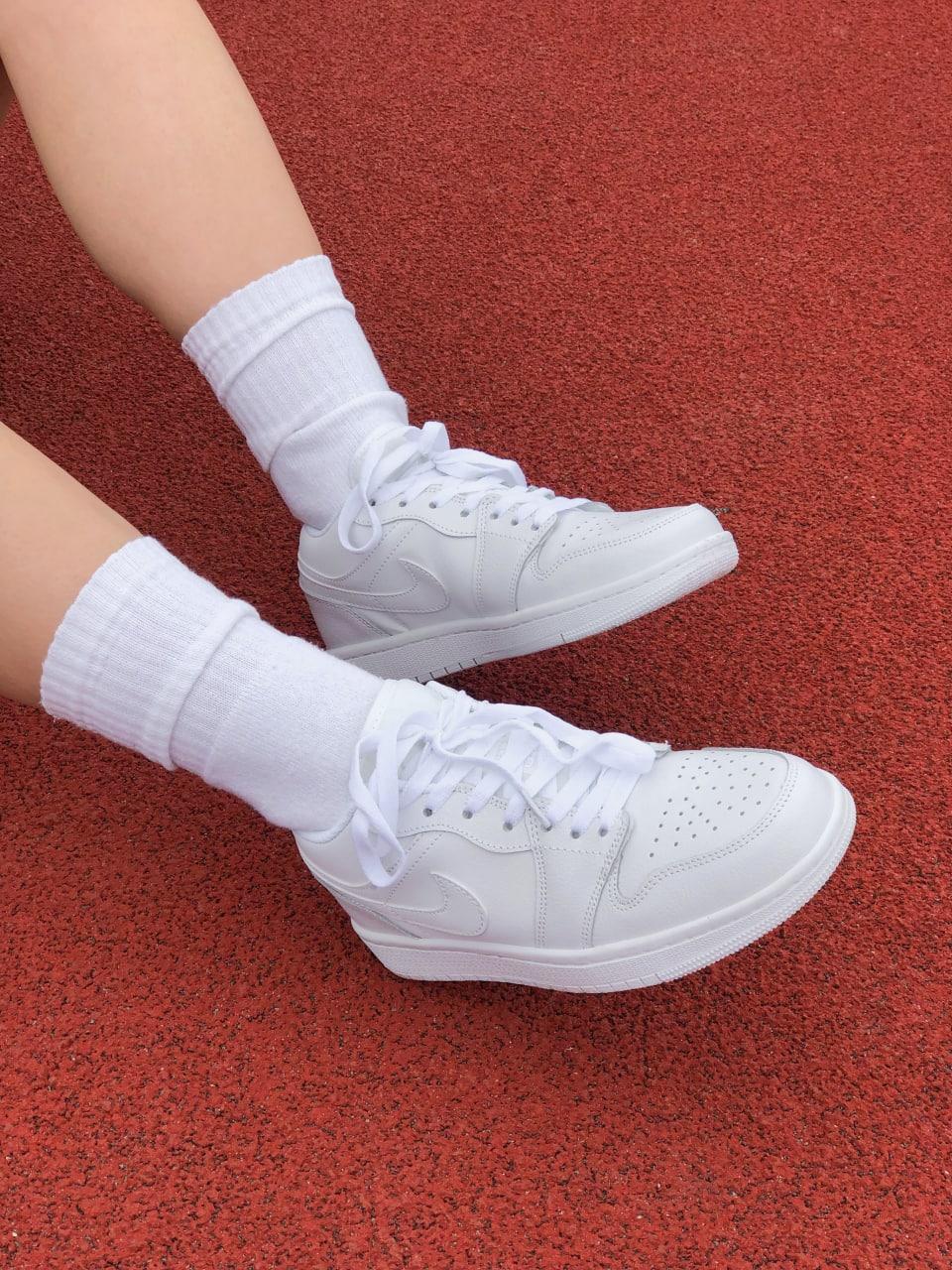 Nike Air Jordan Retro 1 Low Full White