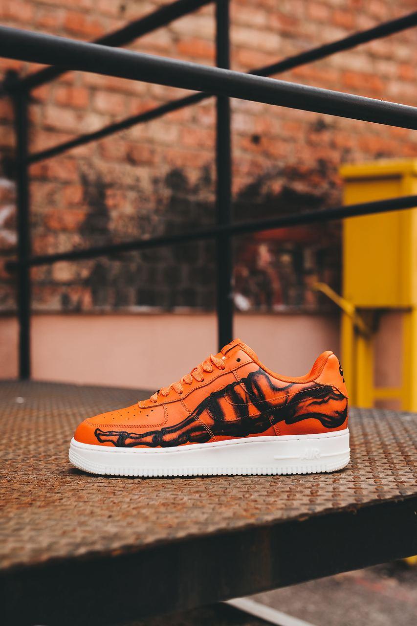 Nike Air Force 1 Skeleton QS Orange