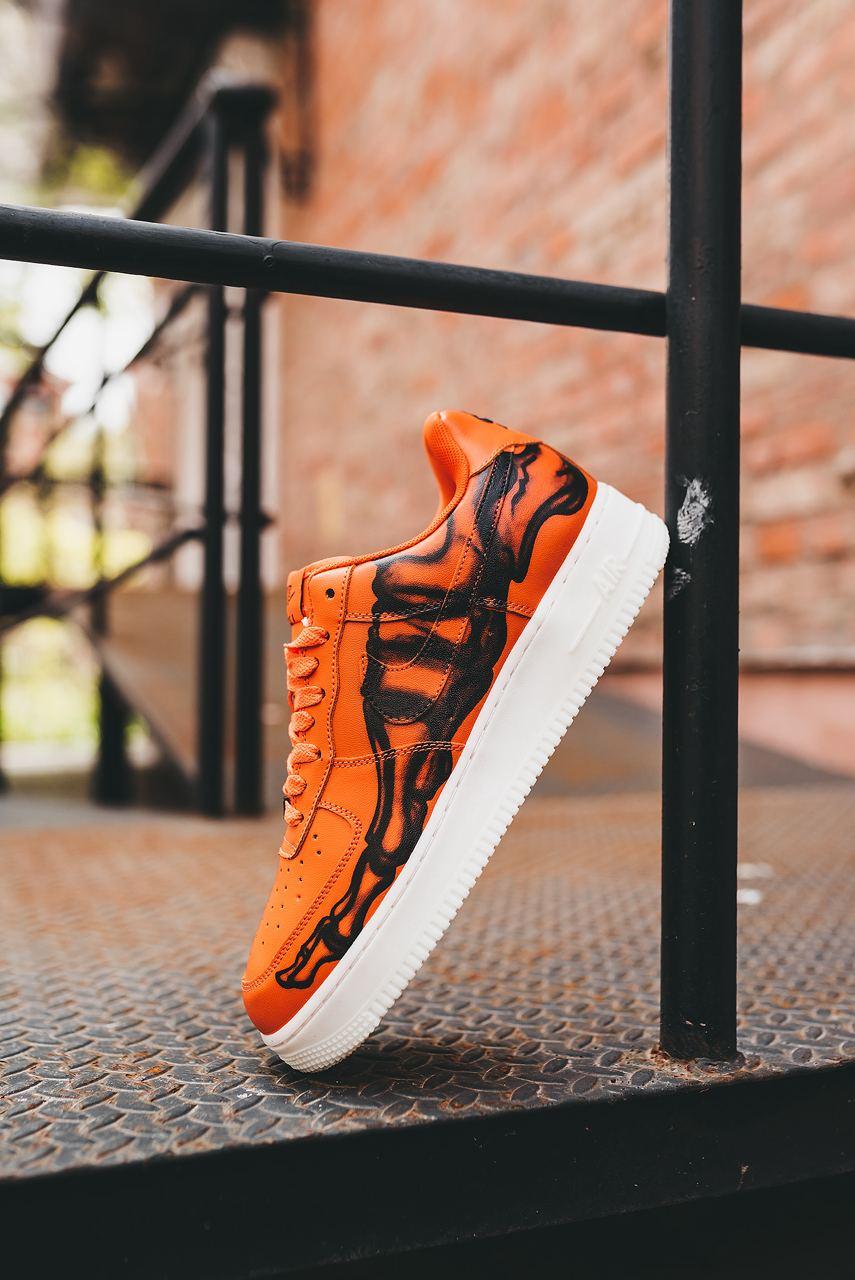 Nike Air Force 1 Skeleton QS Orange