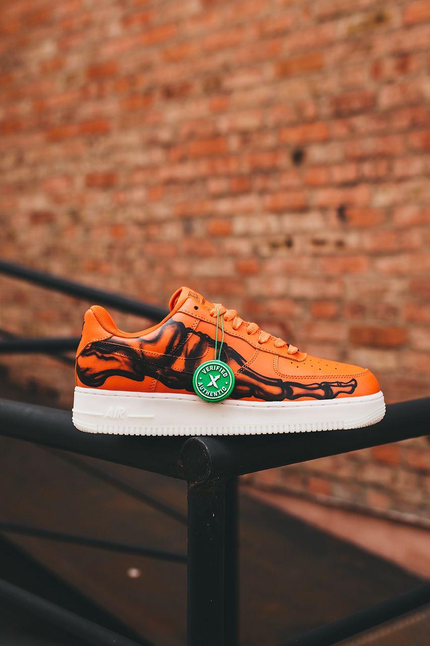 Nike Air Force 1 Skeleton QS Orange